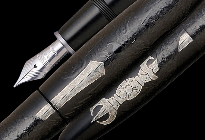 Platinum Dragon sword pen e_PIZ-120000K_img